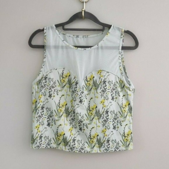 Kortni Jeane Other - Kortni Jeane Netted Sweetheart Top Wildflower Swim